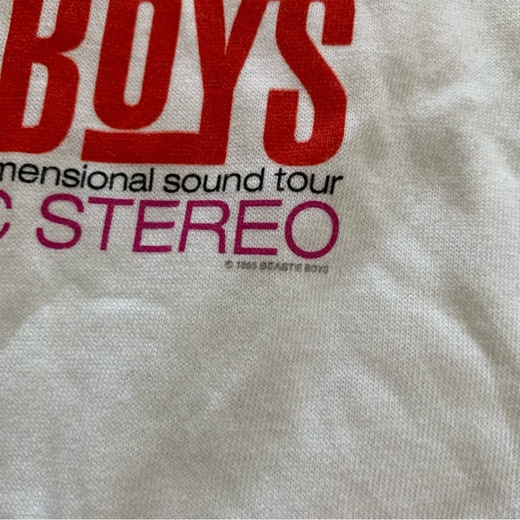 Vintage Beastie Boys 1995 Original Quadraphonic Stereo Tour Teeshirt - Picture 5 of 11